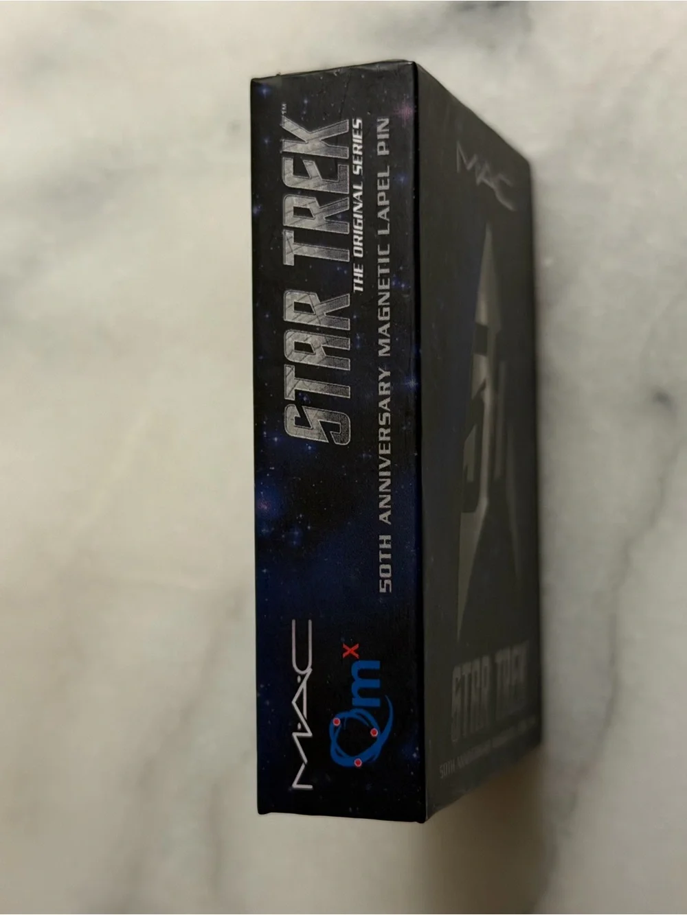 MAC Cosmetics Silver Star Trek 50th Anniversary Magnetic Lapel Pin